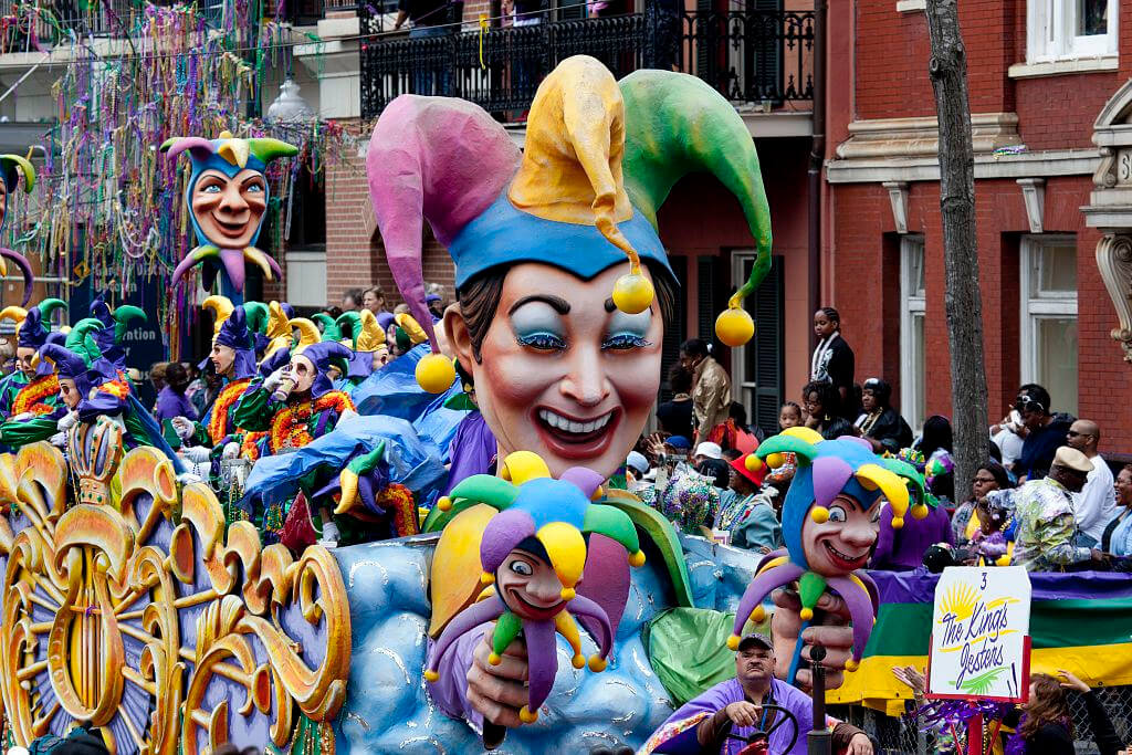 Mardi Gras parades are a good time
