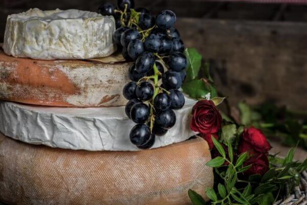 Valentine's Day Picnic need a cheese and grapes platter