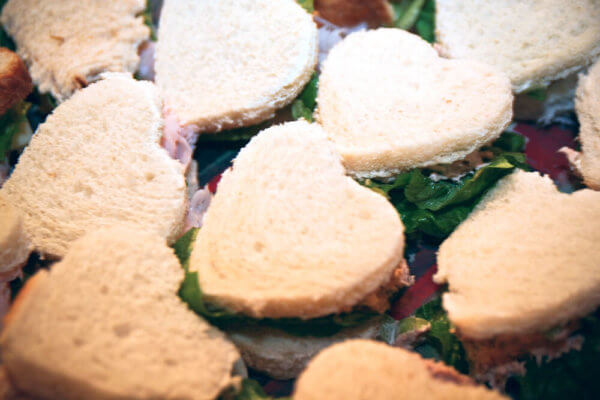 A Valentine's Day Picnic needs heart-shaped sandwiches