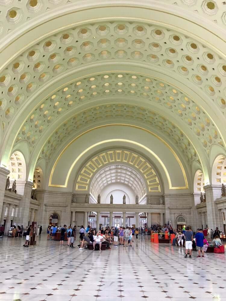 The Union Station has beautiful arches