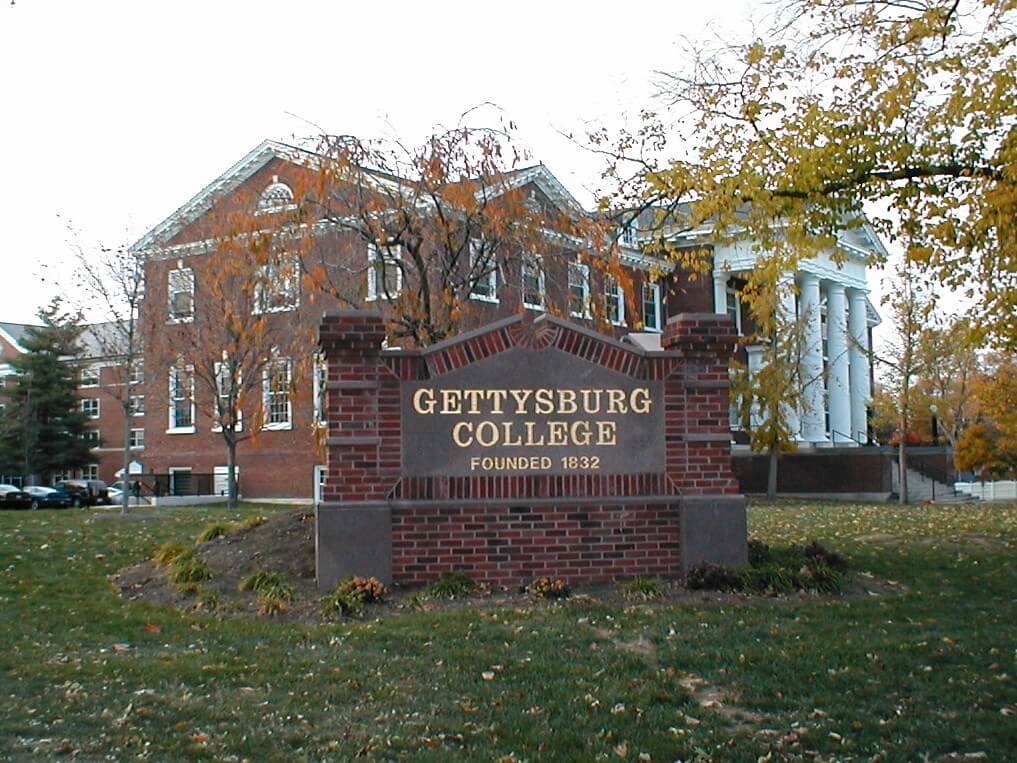 Gettysburg College's history is pretty self explanatory