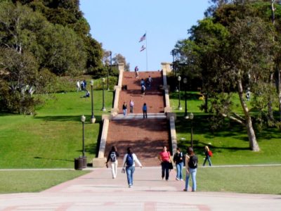 Janss Steps during midterms at UCLA