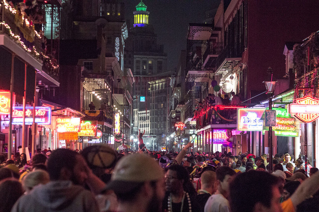 Bourbon Street in NOLA