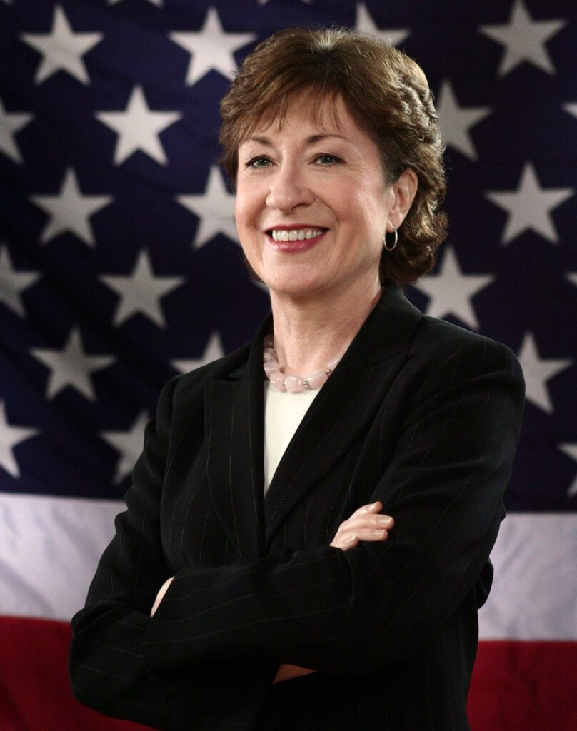 Susan Collins is a powerful woman in government.