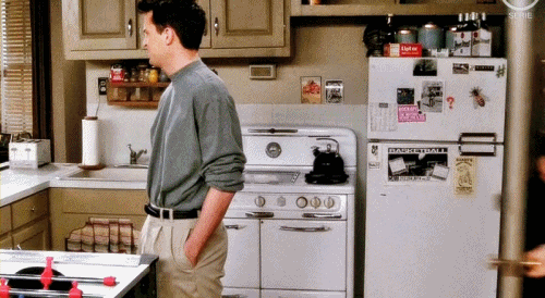 joey and chandler from friends gif
