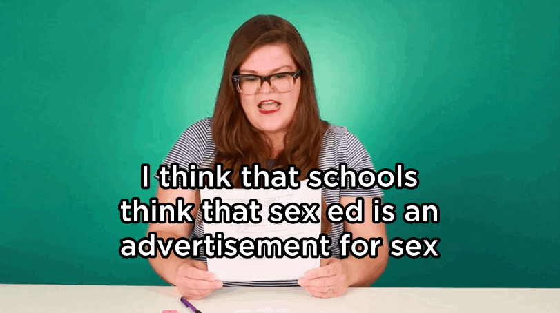 schools think sex ed is an advertisement for sex