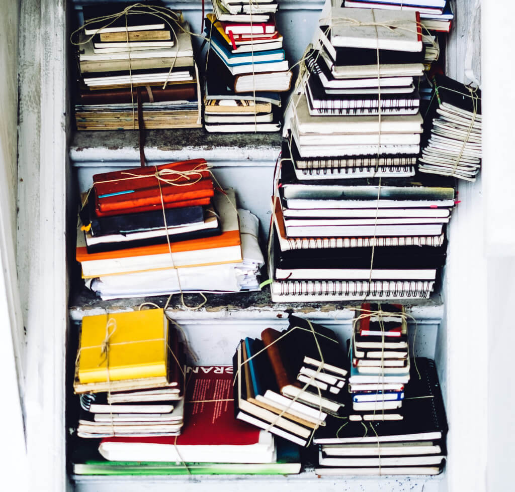 organized books