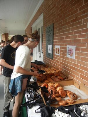 free coffee and donuts at tulane