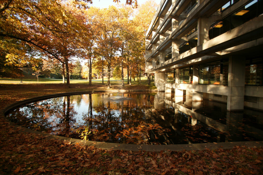 reflecting pond for undecided majors at wellesley