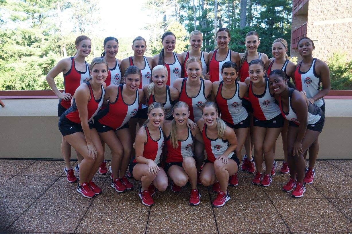 Ohio State University dance team