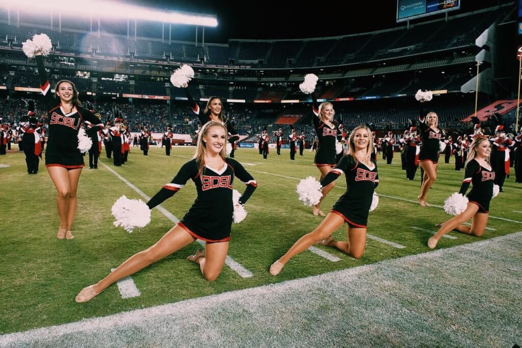 San Diego State University dance team