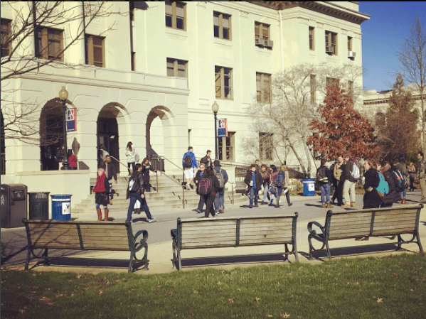 american university politically active