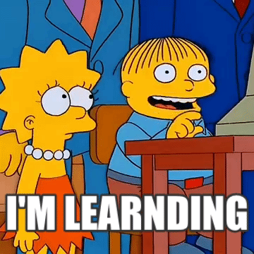 Lisa in The Simpsons I'm Learnding