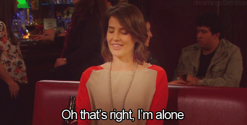 robin how i met your mother alone