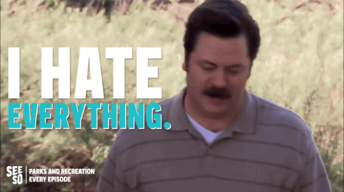 Ron Swanson parks and rec gif