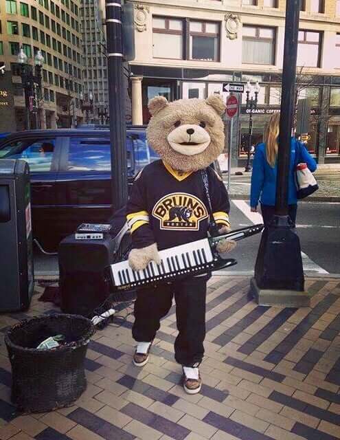 Keytar bear Boston