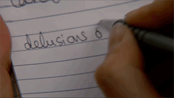taking notes on the first day of college gif