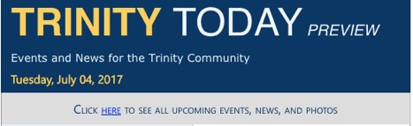 trinity today emails trinity college