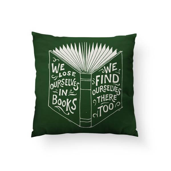 we lose ourselves throw pillow