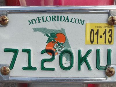 florida license plate