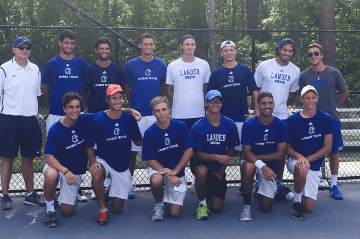 lander university tennis players