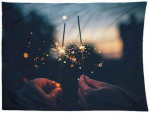 sparkler tapestry