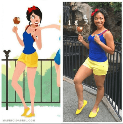 snow white disney bound