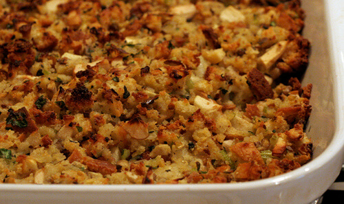 stuffing thanksgiving dinner