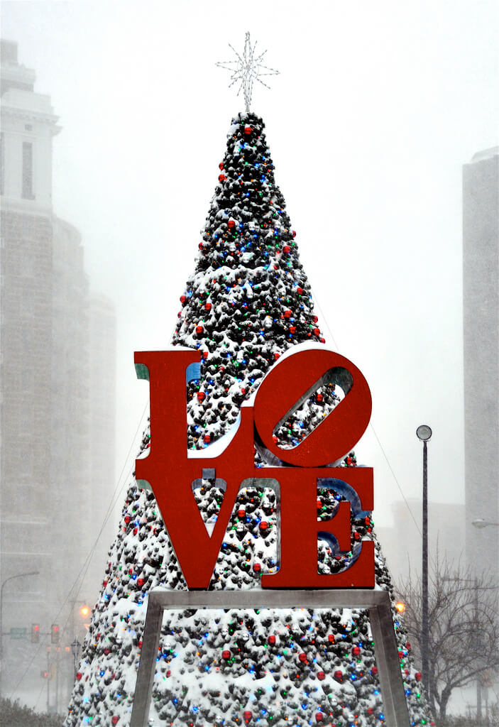 Love Park Christmas Tree