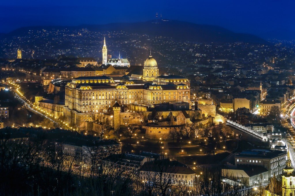 Budapest at night