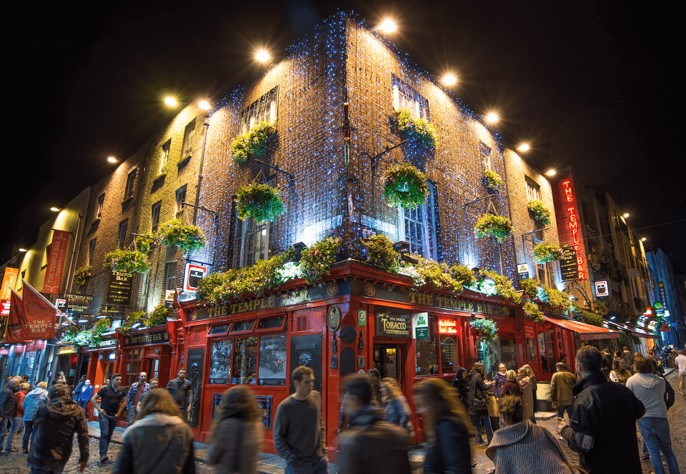 Temple Bar in Dublin, Ireland