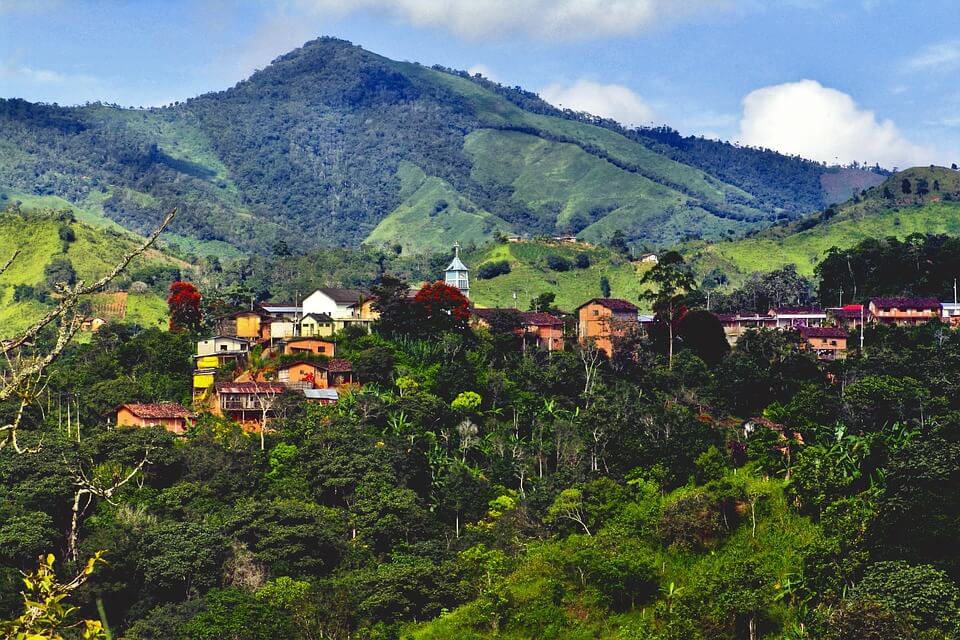 Village in the hills of Ecuador