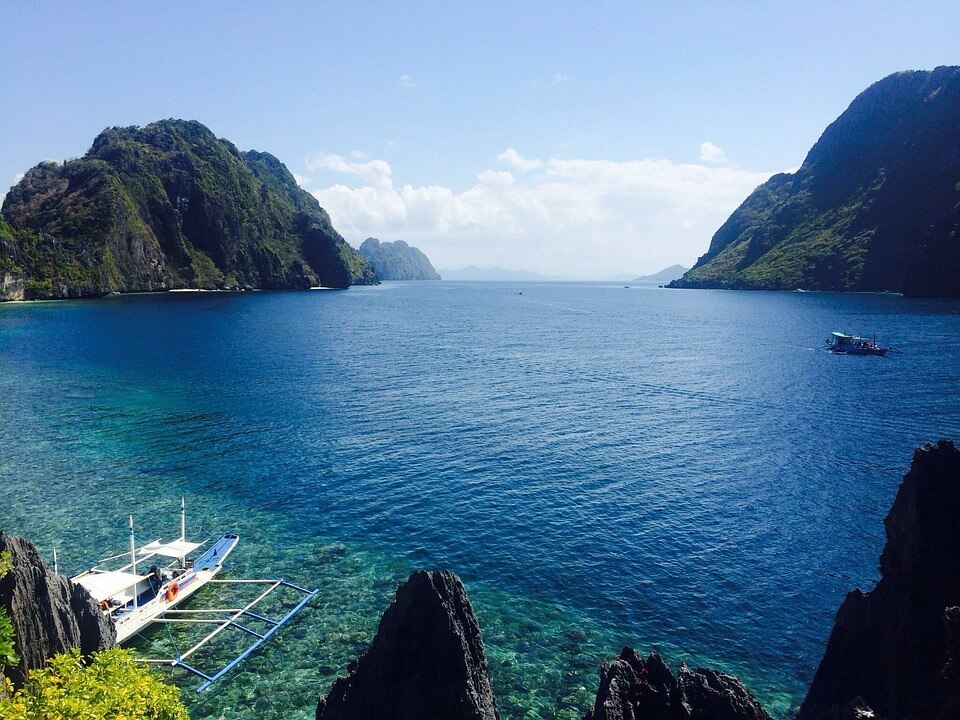 Philippines coastal beach