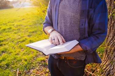 outdoor studying