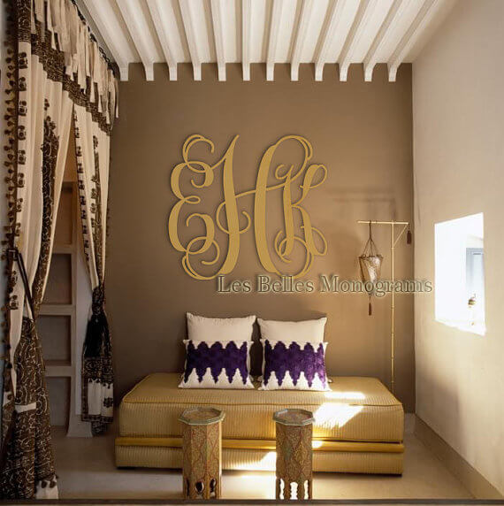 monogrammed gifts wall