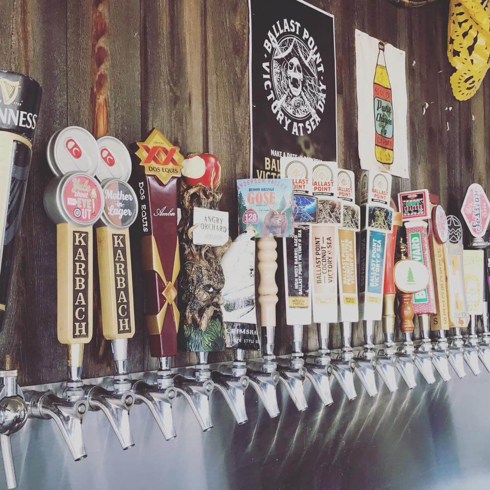 Beer taps at Friendly's