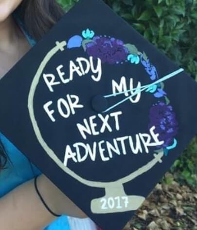 adventure graduation cap ideas