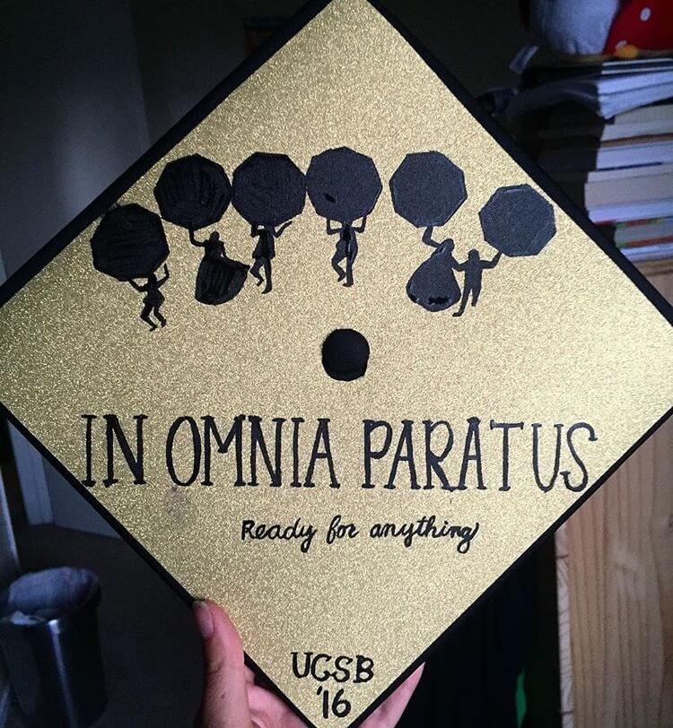 ready for anything graduation cap ideas