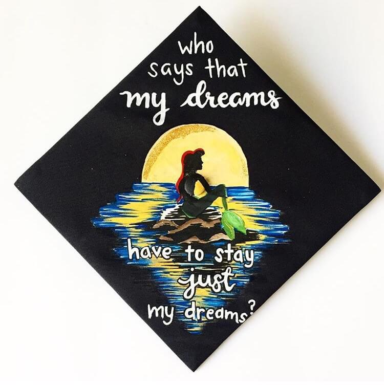 ariel graduation cap ideas