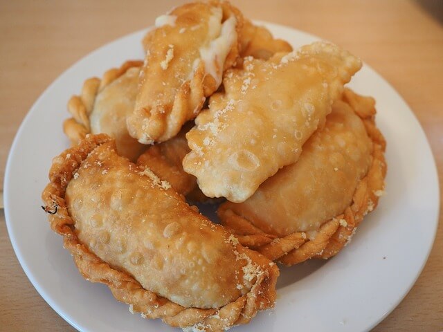 Plate of empanadas