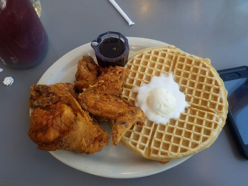 Chicken and waffles 