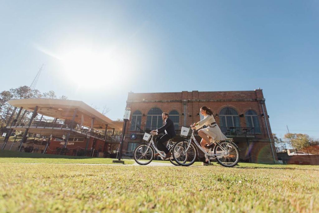 Bike ride through Cascades Park