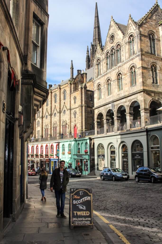 Old Town Victoria Street Edinburgh Scotland