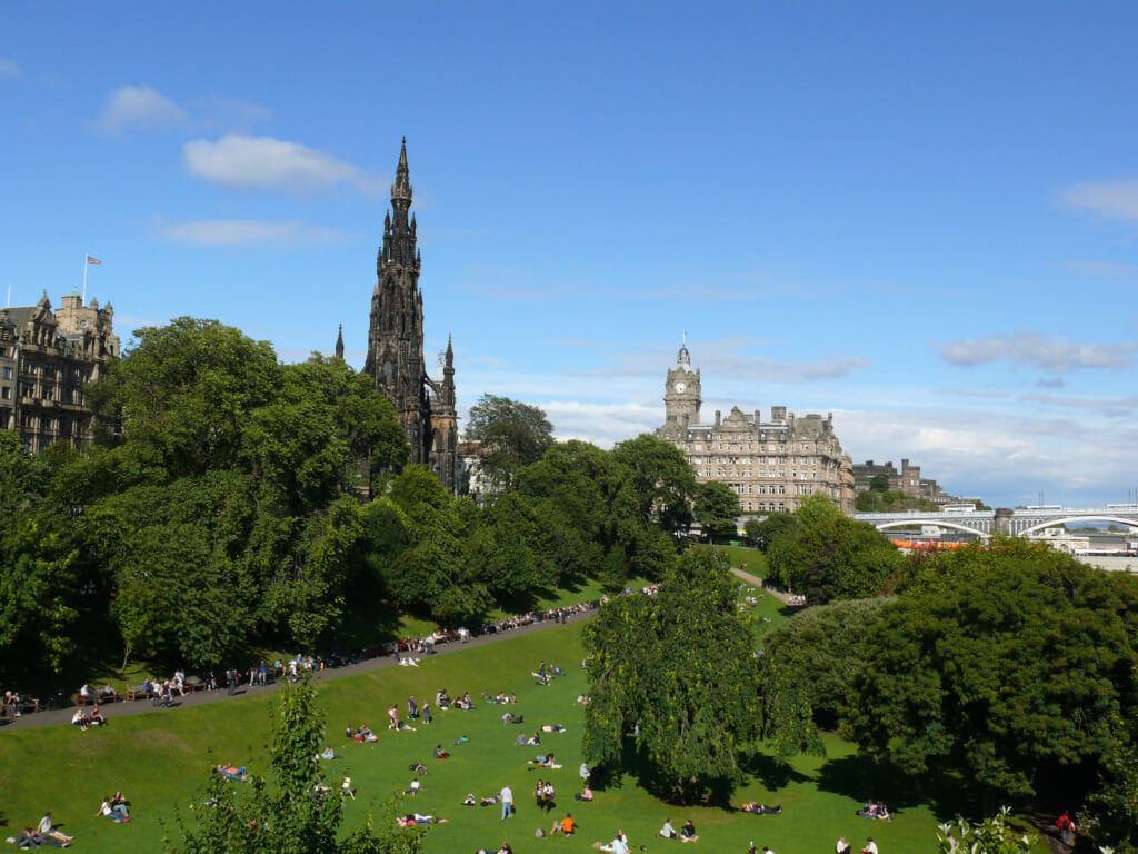 Princes Street Gardens Edinburgh