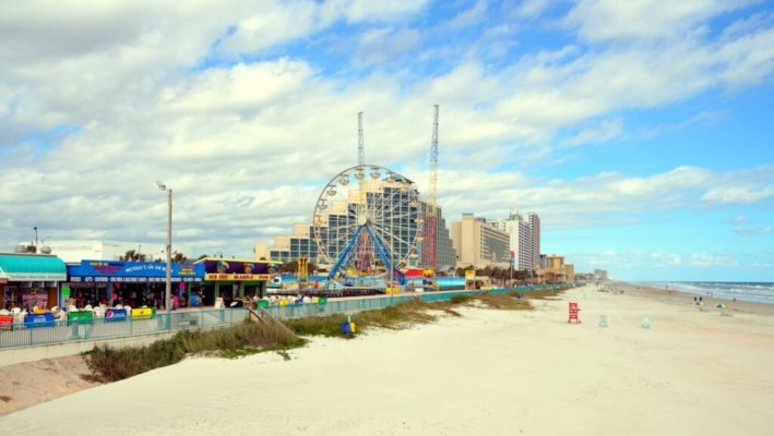 Area of the beach where students might go.