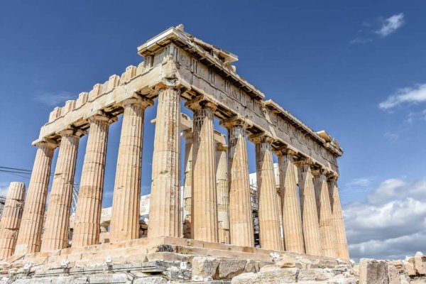 The Acropolis in Greece, a place where students often go to visit. 