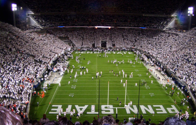 A picture of the Penn State WhiteOut from a few years back.