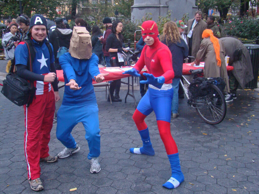 DIY costumes at a music festival