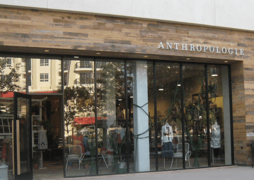 Anthropologie Storefront 