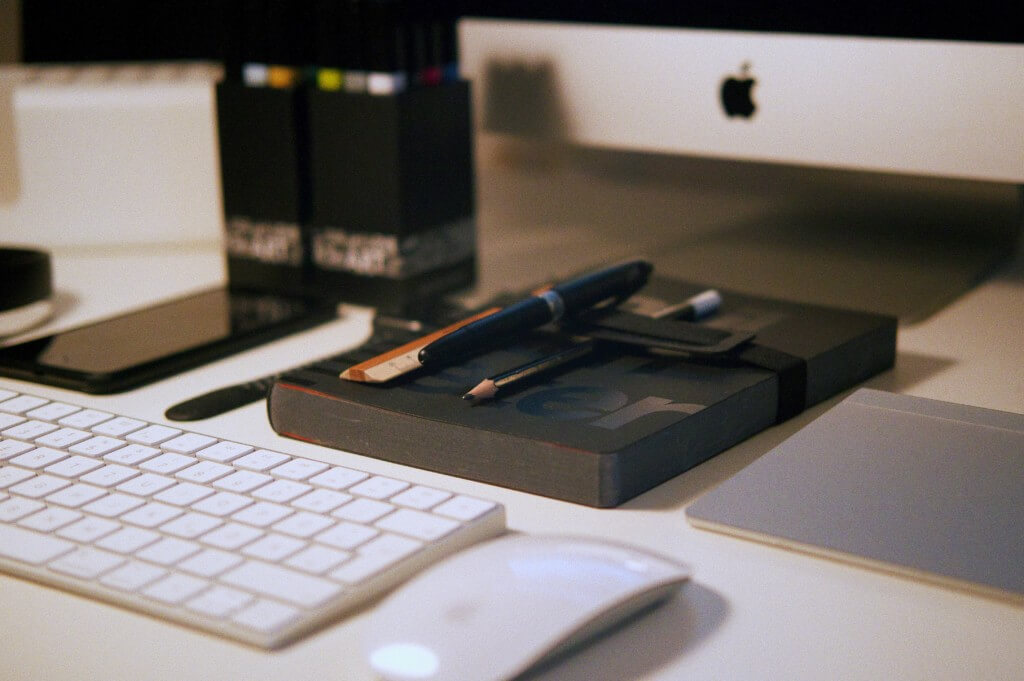 Work Desk with Desktop